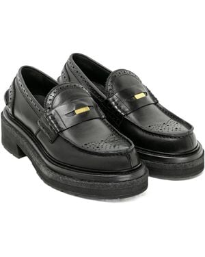 Sacai Wingtip Loafers - Black