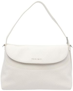 Orciani Nana Soft Strap Shoulder Bag - White