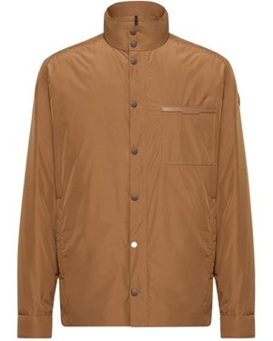 Moncler Yndale Short Down Jacket - Brown