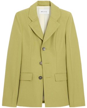 Ami Paris Single-Breasted Blazer - Green