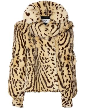 Celine Cheetah Jacket - Metallic