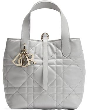 Dior Small Toujours Vertical Tote Bag - Grey