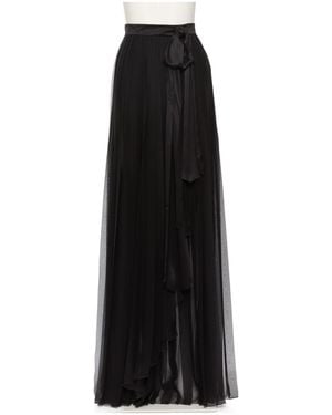 Valentino Strappy Skirt - Black