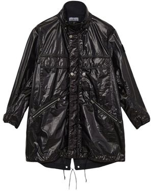 Stone Island Long Sleeve Casual Jacket - Black
