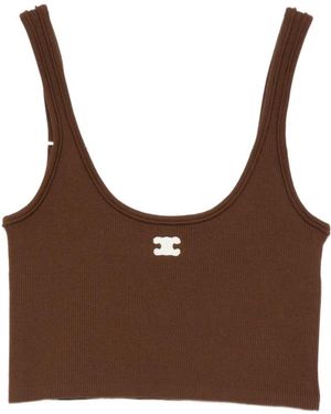 Celine Triomphe Bra - Brown
