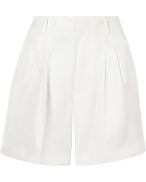 Lisa Yang Pleated Shorts - White