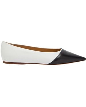 Gabriela Hearst Empress Colour-Blocked Leather Ballet Flats - Multicolour