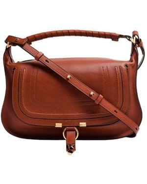Chloé Marcie Shoulder Bag - Brown