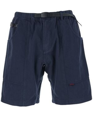 Gramicci Organic Canvas Utility Shorts - Blue