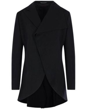 Yohji Yamamoto Asymmetrical Jacket - Black