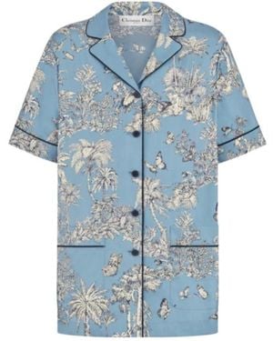Dior Iviera Short-Sleeved Shirt - Blue