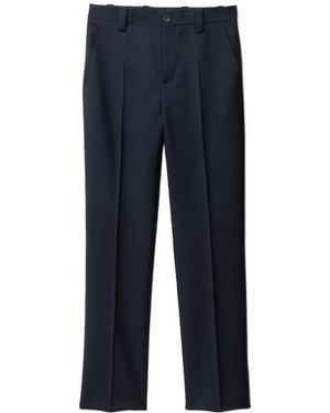 Versace Slim Formal Trousers - Blue