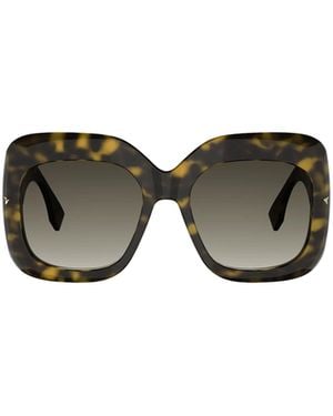 Fendi Framed Sunglasses - Multicolour
