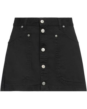 DIESEL Colored Denim Umbrella Skirt - Black