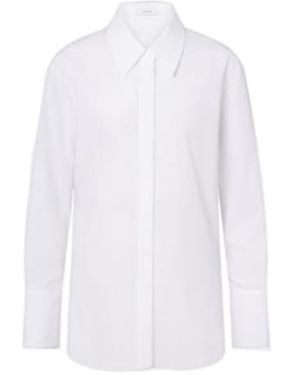 JOSEPH Nellie Cotton Poplin Shirt - White