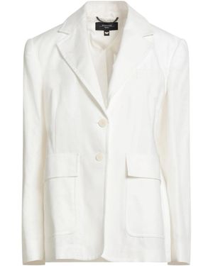 Weekend by Maxmara Minimalist Single-Breasted Blazer - White