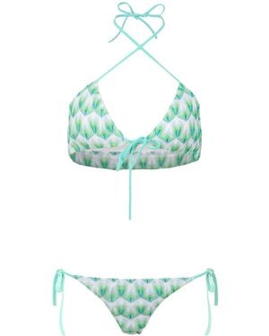 Missoni Floral Lace Bikini - Green