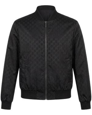 Gucci Gg Reversible Blouson Jacket - Black