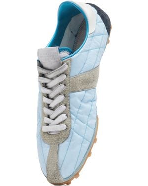 Maison Margiela Sprinters Lace-Up Trainers - Blue