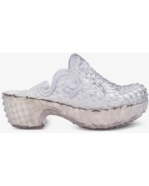 Y. Project Slip On Mules - White