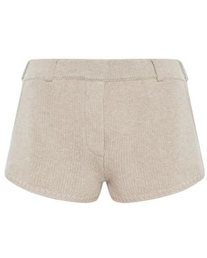 Lisa Yang Annora Knitted Shorts - Natural