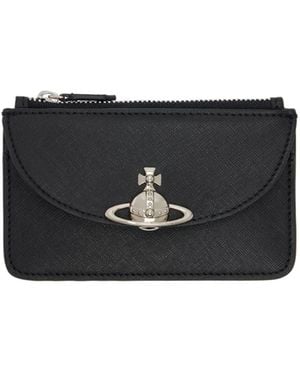 Vivienne Westwood Orb Leather Wallet - Black