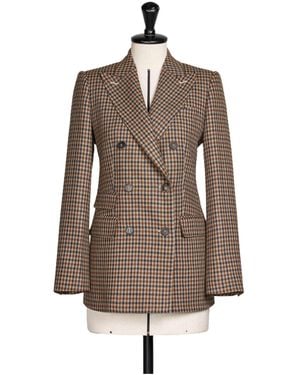 Max Mara Long-Sleeved Suit Jacket - Brown