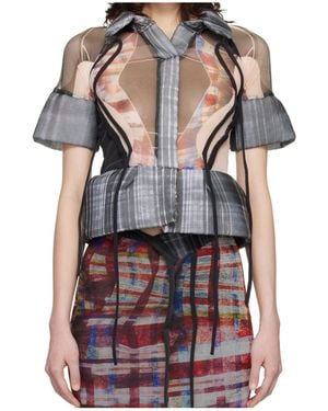 OTTOLINGER Mesh Padded Blouse - Multicolour