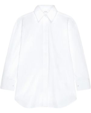 Givenchy Asymmetric Poplin Shirt - White