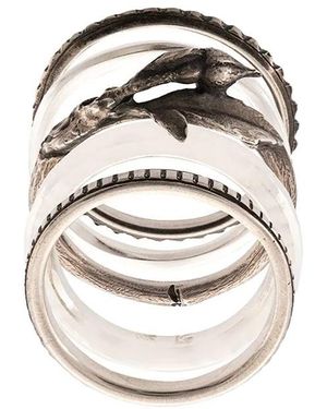 Werkstatt:münchen Rosebud Ring Set - Multicolor