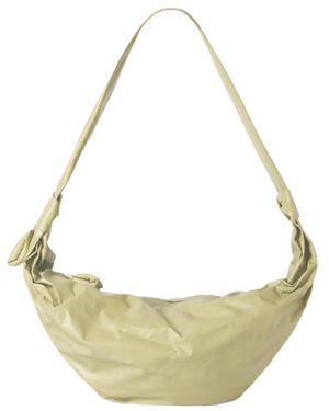Lemaire Croissant Leather Shoulder Bag - Metallic