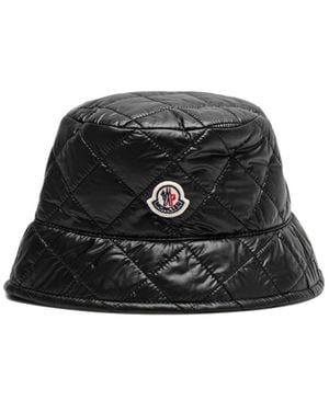 Moncler Quilted Bucket Hat - Black