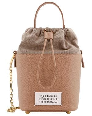 Maison Margiela 5Ac Drawstring Bucket Bag - Multicolor
