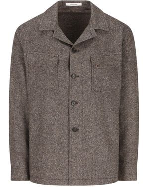 Tagliatore Long-Sleeved Shirt - Brown