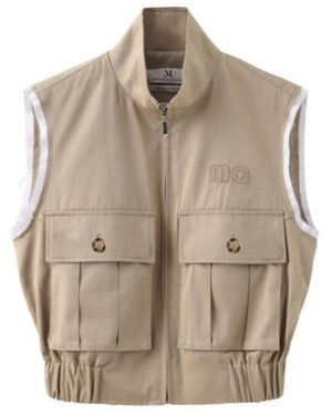 Marissa Chiara Sleeveless Vest - Natural