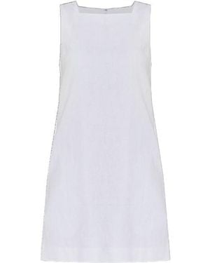 Posse Linen Mini Dress - White