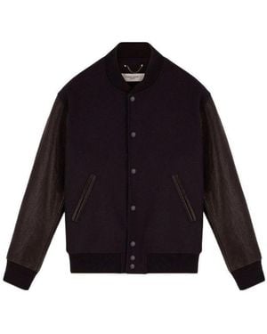 Golden Goose Panelled Bomber Jacket - Blue
