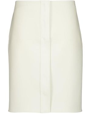 Courreges Snap-Fastening Mini Skirt - White