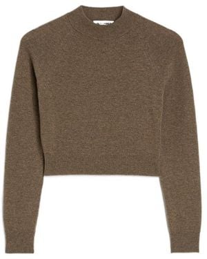 Jil Sander Cropped Jumper - Green
