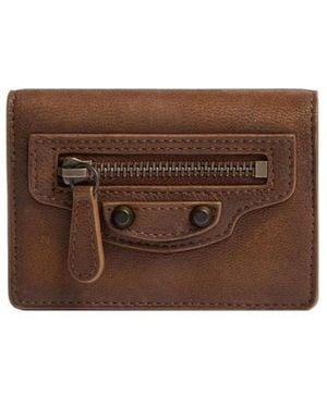 Balenciaga Le City Mini Wallet - Brown