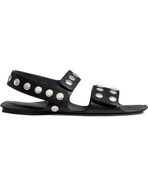 KHAITE Boden Sandals - Black