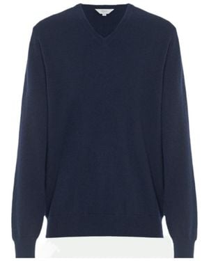 Malo V-Neck Knitwear - Blue