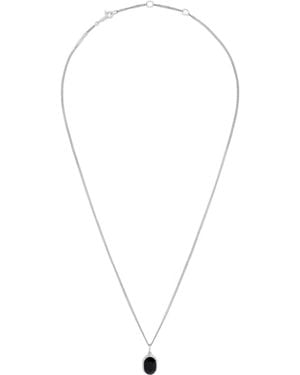 Celine Bevelled Necklace - White