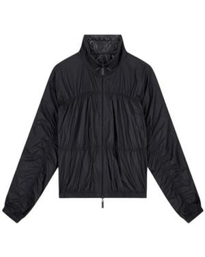 Emporio Armani Reversible Blouson Jacket With Matte And Shiny Finishes - Blue