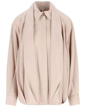 Loewe Draped Shirt - Pink