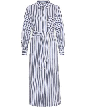 Marella Striped Dress - Blue