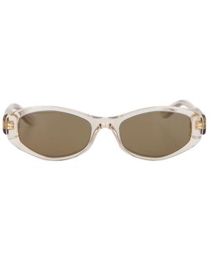 Balenciaga Eyewear Nova Oval Sunglasses - White