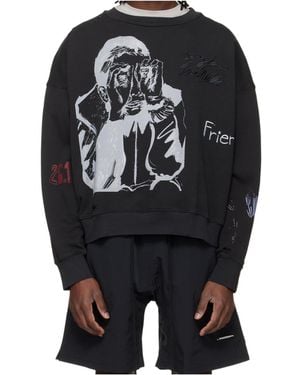 Song For The Mute Peaking Kid Pullover Sweatshirt - Black