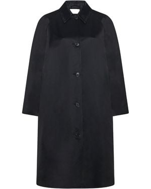 The Row Long-Sleeved Coat - Blue