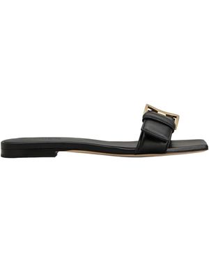 Tod's Square-Toe Flat Sandals - Multicolor
